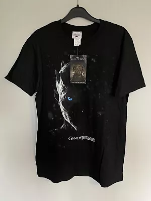 Buy Black Game Of Thrones Ice King Men's T-Shirt Size M Medium New Tagged • 6.99£