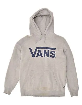 Buy VANS Mens Graphic Hoodie Jumper Medium Grey Cotton AJ20 • 15.44£