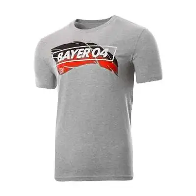 Buy Flag Bayer 04 Heather Grey T-Shirt Bayer 04 Leverkusen Shirt B04 Workself • 21.58£