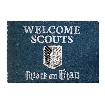 Buy Attack On Titan -  Welcome Scouts  Coir Door Mat - Official Licensed • 17.48£