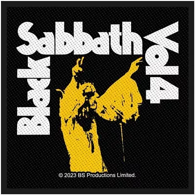 Buy BLACK SABBATH Standard Patch: VOL 4 (Retail Pack) : Official Merch Fan Gift £pb • 4.45£