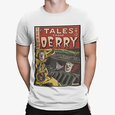 Buy Tales From Derry T-Shirt - Halloween Horror Film TV Scary Retro Kruger Pennywise • 8.39£