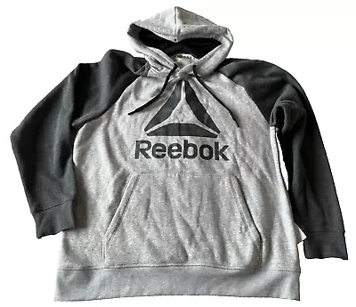 Buy Reebok Mesh Camo Hoodie - Uk Size Xl - Grey - Nwt • 40£