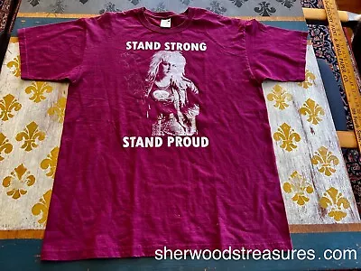 Buy   BEKI BONDAGE VICE SQUAD STAND STRONG SIGNED VINTAGE LG T-Shirt PUNK ROCK  • 33.14£