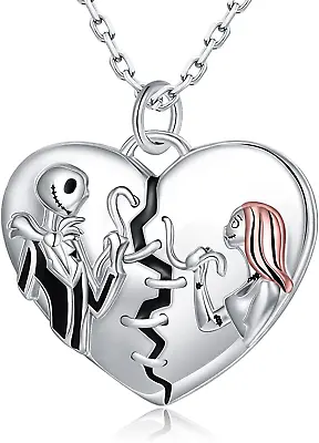 Buy Nightmare Before Christmas Necklaces For Women - 925 Sterling Silver Jeulia Jack • 97.15£