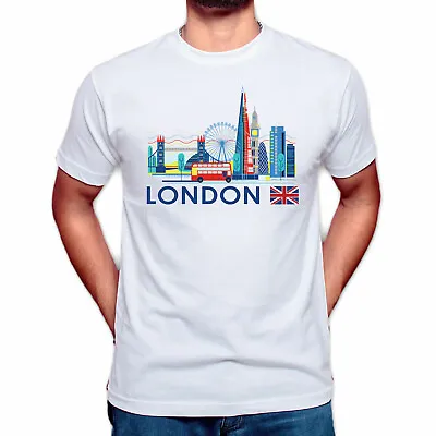 Buy London Bus England T Shirt UK Independence Day Queens Celebration Mens Kids Tee • 7.99£