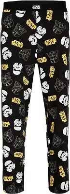 Buy Mens Star Wars Lounge Pants Adults Darth Vader & Storm Trooper All Over Print M • 9.99£