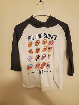 Buy Juniors - Bravado The Rolling Stones Tour Long Sleeve With Hoodie Top - M • 16.38£