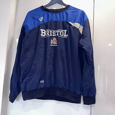 Buy Bristol Rugby Warm Up Pull Over Jacket Navy XL • 19£