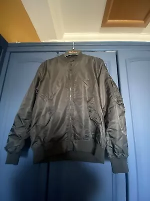 Buy Ben Sherman Mens Jacket XL Black  Full Zip Bomber Classic Lined • 32£