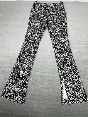 Buy Anine Bing Pants Women XS Flare Cheetah Print High Rise Rock Festival Concert • 36.85£