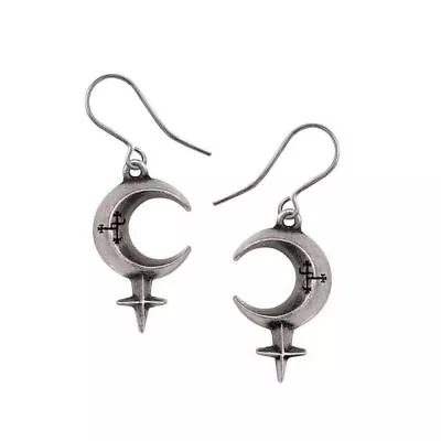 Buy Alchemy Gothic Lilith Pewter Drop Earrings - Jewellery - Accessory • 14.95£