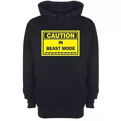 Buy Caution In Beast Mode Printed Hoodie  • 23.95£