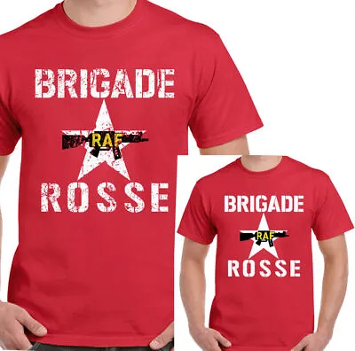 Buy BRIGADE ROSSE T-SHIRT Mens The Clash As Worn By Joe Strummer From Red Brigades • 12.99£