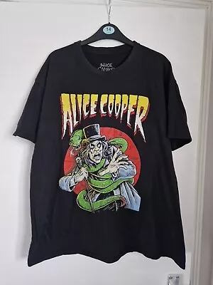 Buy Official Alice Cooper Cotton Rock Metal Concert Tee Casual Men's Band T-shirt • 2.99£