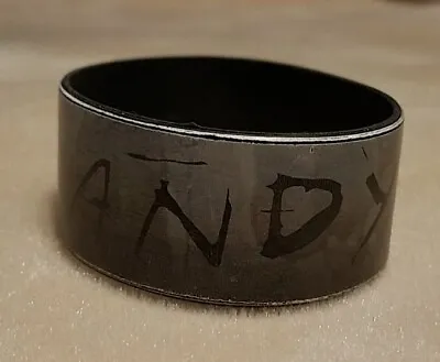 Buy Andy Black Logo Rubber Bracelet Black Veil Brides Band Merch Concert • 14.24£