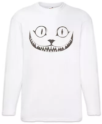 Buy Cheshire Cat II Long Sleeve T-Shirt Alice In Cat Cats Wonderland Love Addicted • 28.74£