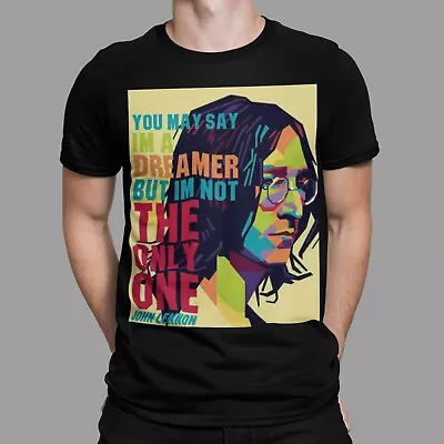 Buy John Lennon T-Shirt I'm A Dreamer Rock And Roll 60s 70s 80s Retro Printed TEE • 10.23£