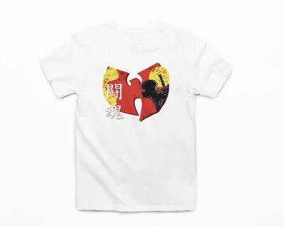 Buy Wu Tang Hiphop Ninja White Unisex Short Sleeve T-Shirt Message For Sizes S/XL • 10.99£