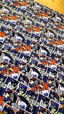 Buy DC Comics Licensed Printed Fabric 100% Cotton Sheet Craft Material 110cm Wide • 9£