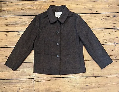 Buy House Of Bruar Size 14 Tweed Wool Jacket New/Unworn 'Pintail Brown' • 49£