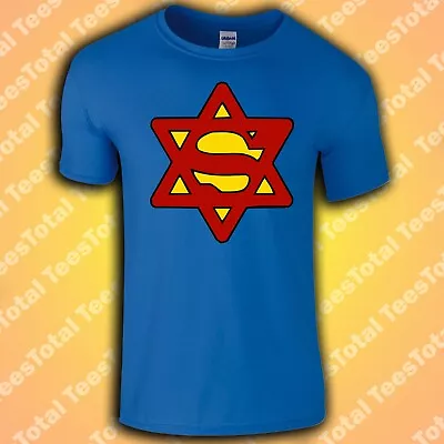 Buy Superjew T-Shirt | Funny | Jewish | Superman Spoof • 15.29£