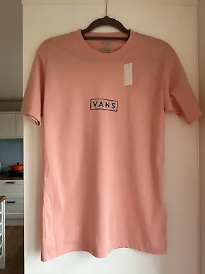 Buy Men's Vans Classic Fit Short Sleeve Crew Neck T-Shirt Pink Small Easy Box SS • 24.90£