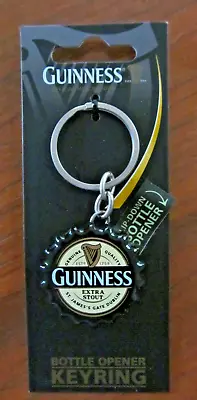 Buy Guinness Official Merch Flip Down Bottle Opener Keyring New On Card Gift Bar Men • 12£