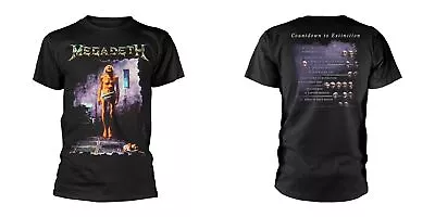 Buy Megadeth - Countdown To Extinction (NEW MENS FRONT & BACK PRINT T-SHIRT) • 18.02£