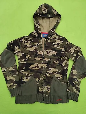 Buy Dickies Hoodie Full Zip Up Camo Boy's Men's Extra Small Camouflage • 13.47£