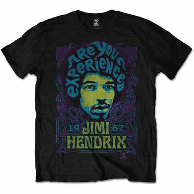 Buy Jimi Hendrix Experienced Portrait Black T-Shirt NEW OFFICIAL • 15.19£