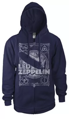 Buy Led Zeppelin LZ1 Zip Up Hoodie - OFFICIAL • 51.49£