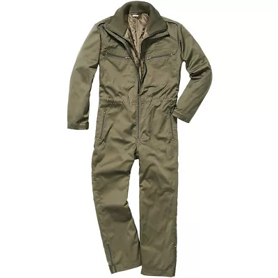 Buy Brandit Panzerkombi Overall Tactical Military Coverall Mens Work Army Suit Olive • 100.95£