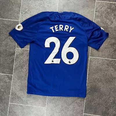 Buy Chelsea 2018-2019 Home Football Shirt Blue Mens John Terry 26- Size Large • 19.99£