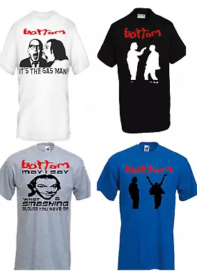 Buy Bottom Rik Mayall T Shirt Top Young Ones Smashing Blouse Gasman Eddie Funny Gift • 8.99£