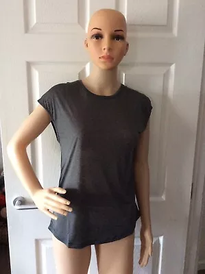 Buy Bnwt Very Grey Marl Double Layer Top - Size Small • 6.95£