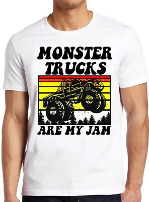 Buy Monster Trucks Are My Jam Funny Meme Geek Cool Cult Gift Tee T Shirt M797 • 6.35£