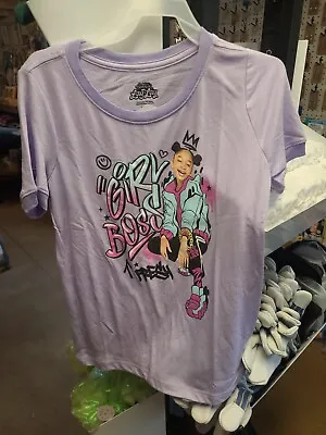 Buy Nickelodeon That Girl Lay Lay Girls Size 10-12 Purple Girl Boss T-shirt • 10.46£