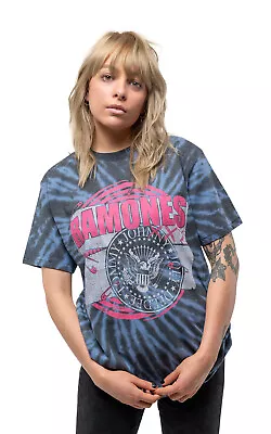Buy Ramones Punk Patch Dip Dye T Shirt • 17.95£