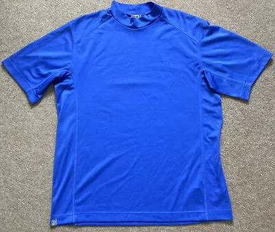 Buy Mens Ian Poulter Design Golf T-Shirt Top. Size XL. Blue.Embroidery Logo.PRISTINE • 12.50£