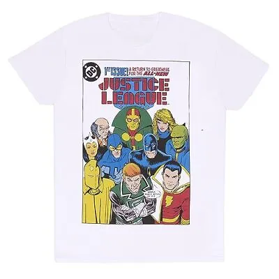 Buy Justice League - Comic Cover T-Shirt (White) • 17.99£