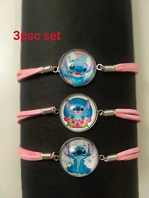 Buy Lilo And Stitch Bracelet Cartoon Toy Girl Jewellery Gift Set UK 4y+ • 7.85£