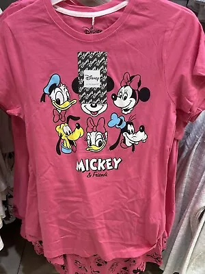 Buy Disney Mickey Mouse & Friends  Pyjama Set UK Size 4-20 2XS-XL • 14.99£