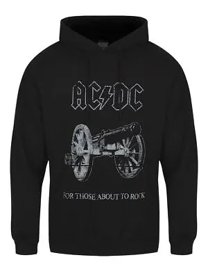 Buy AC/DC Hoodie For Those About To Rock Men's Black • 29.99£