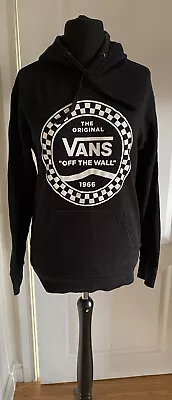 Buy Vans Off The Wall Hoodie. Black With White Writing. Size XSmall • 30£