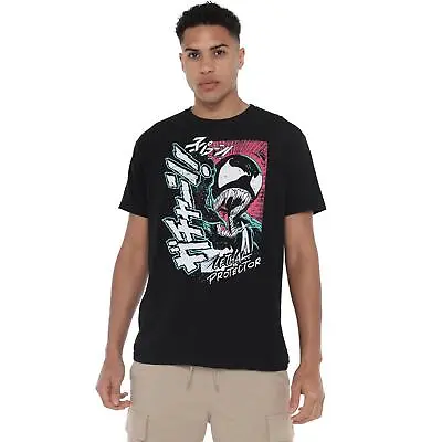 Buy Marvel Mens T-shirt Venom Anime Protector Top Tee S-2XL Official • 13.99£