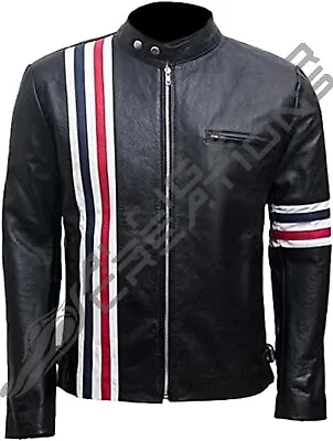 Buy Mens Peter Ponda Easy Rider Casual Motorcycle Wear Real Lambskin Leather Jacket • 109.99£