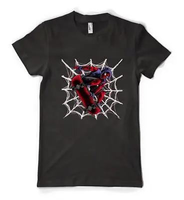 Buy Marvellous The Amazing Skaterman Spiderman Web Personalised Unisex Kids T Shirt • 14.49£