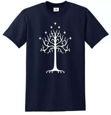 Buy Tree Of Gondor T-Shirt Oak Lord Of The Rings Hobbit Saruman Gandalf Frodo LOTR • 11.95£