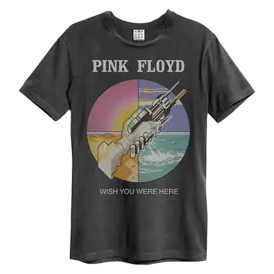 Buy Amplified Unisex Adult Wish You Were Here Pink Floyd T-Shirt GD1548 • 28.59£